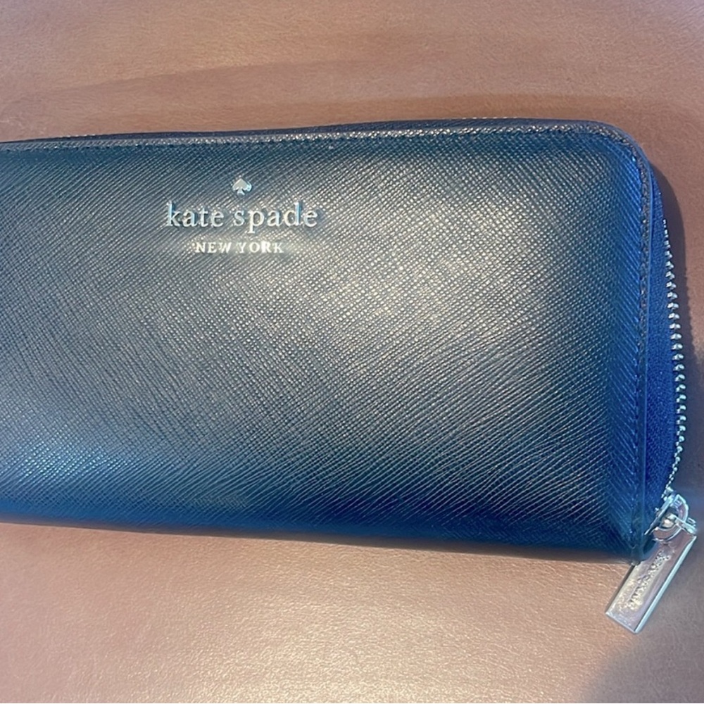Kate Spade Large Black Staci Continental Wallet
